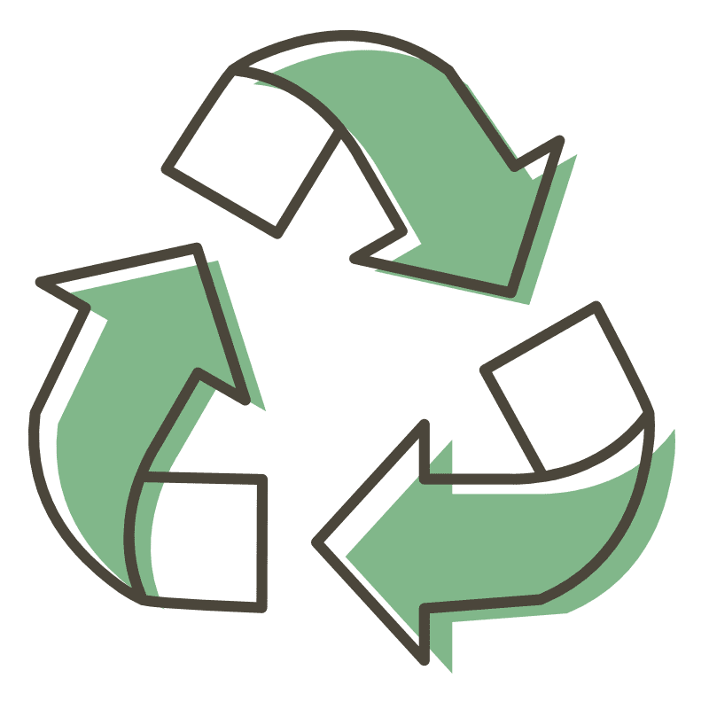 Illustration Recycling Pfeile